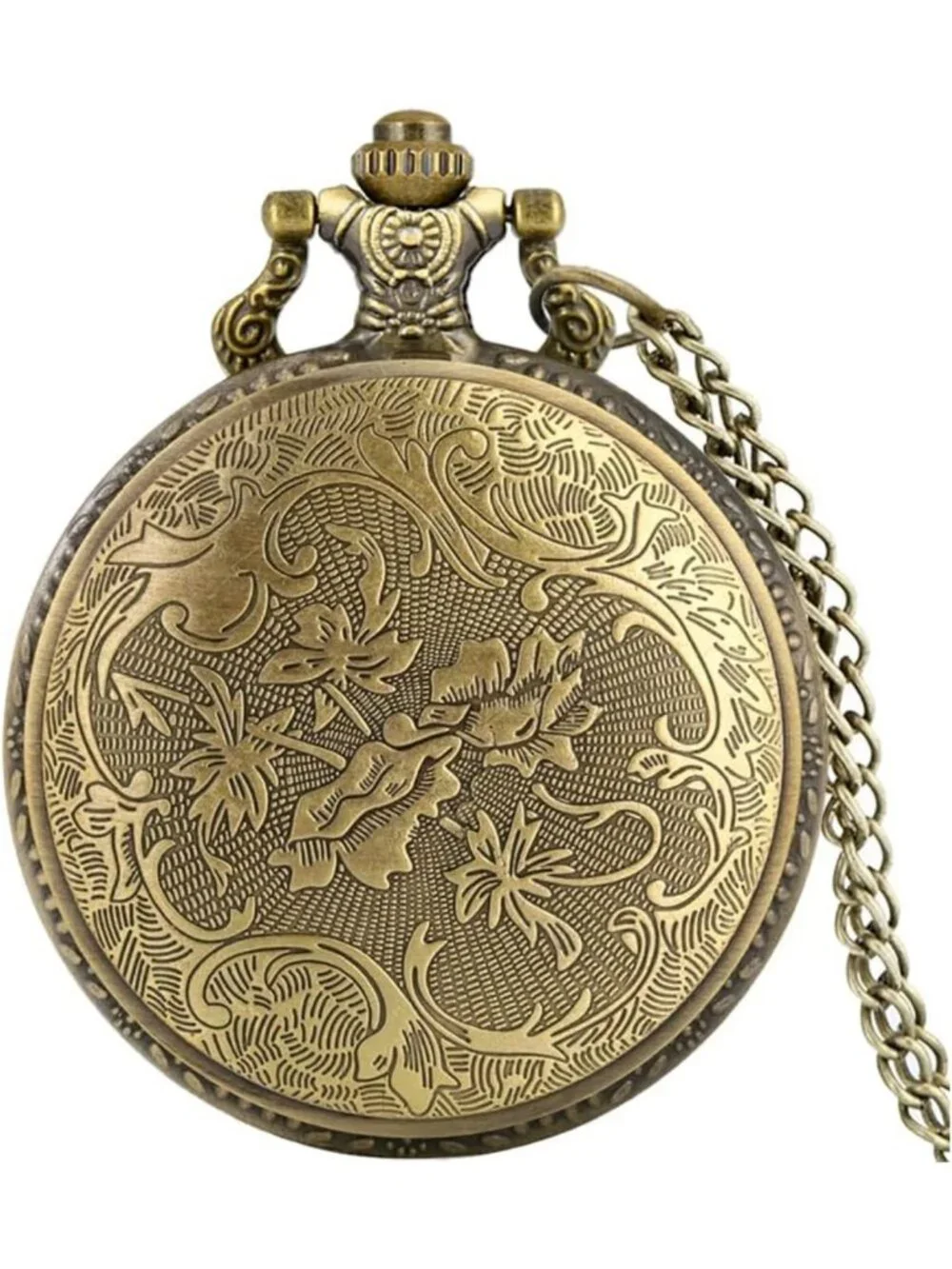 Vintage Retro Steampunk 48mm Pocket Watch Necklace - Doctor Who Astronomy Gift